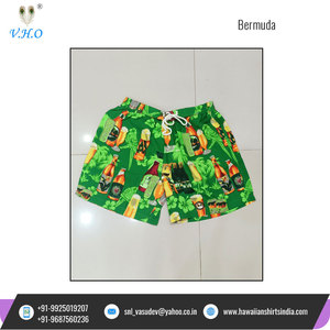 Pantalones Cortos de Playa Bermuda para Hombre, Diseño Casual con Cintura Elástica, Precio de Fábrica al por Mayor 2022, para Compradores al por Mayor - Product Image 2