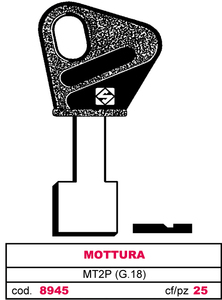 Chiave per Pompa Mt2p (g.Vas 5) Mottura - Product Image 1