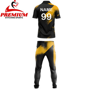 Vente chaude Hommes Cricket Jersey Uniformes Impression Personnalisée OEM Service Disponible - Product Image 2