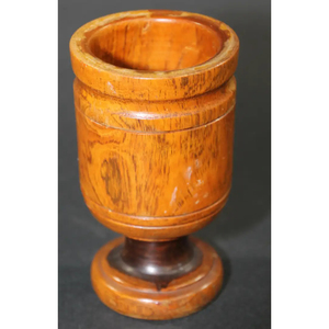 Ensemble de pilon de mortier en bois de teck rond de qualité supérieure finition classique pour un broyage efficace de l'ail dans les outils d'herbes et d'épices de cuisine - Product Image 4