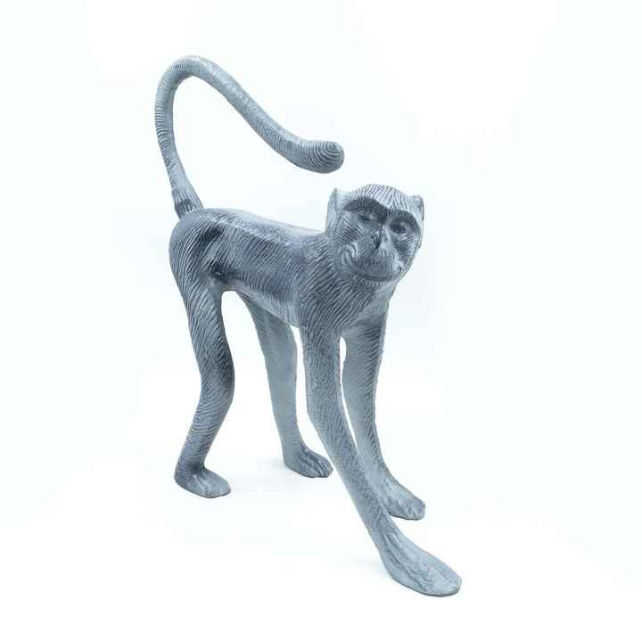 Bronze Animal Sculpture Monkey Life Size Monkey Sculpture Custom Metal Casting Brass Monkey Sculpture for Garden