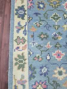 Alfombra de lana Oushak de diseño moderno más vendida hecha a mano 5x8 12x14 tamaños personalizables para uso de Picnic de oración en el hogar con abstracto - Product Image 4