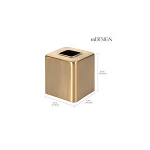 Boîte à mouchoirs en métal doré martelé à la main de qualité supérieure pour Table à manger Table de bureau porte-serviettes à prix compétitif - Product Image 6