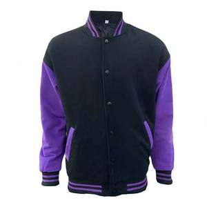 Chaqueta universitaria para hombre de color sólido con diseño personalizado de buena calidad, chaqueta universitaria para hombre hecha en Pakistán al mejor precio, servicio OEM - Product Image 1