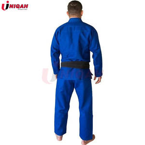 Durable Ripstop azul brasileño Jiu Jitsu Gi Karate entrenamiento partido uniforme traje con cinturones elásticos desgaste de artes marciales - Product Image 3