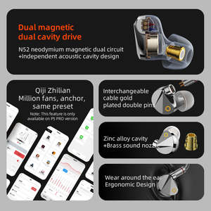 Audífonos Gamer con Cable, Conector Tipo-C, Sonido 3D con Bajos, Driver de Armadura Balanceada, Resistentes al Agua IPX-6, Música Disponible, Gran Venta - Product Image 6