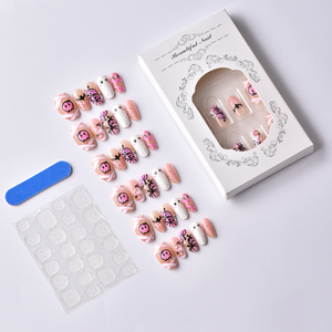 <span class=keywords><strong>Uñas</strong></span> a presión de gel pintadas a mano al por mayor, <span class=keywords><strong>uñas</strong></span> a presión hechas a mano de diseño personalizado de lujo para niños, <span class=keywords><strong>uñas</strong></span> degradadas - Product Image 5