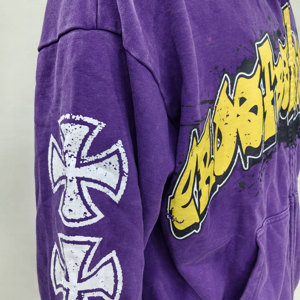 Sudadera con Capucha para Hombre, Elegante, 100% Algodón, Casual, Ecológica, de Secado Rápido, con Estampado DTG Personalizado, Bordada, Lavada, Corte Regular, para Invierno - Product Image 4