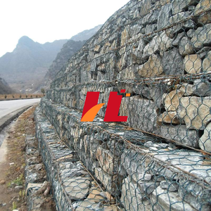 Struktur kotak Gabion berlapis Zinc-aluminium Aloi kekuatan tinggi untuk sandaran jalan raya dan keamanan - Product Image 1