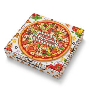 Cajas de Pizza de Papel Kraft Ecológicas Personalizadas de Vietnam, Tamaños Personalizados de 12\", 14\", 16\", 35 cm, Aptas para Microondas, con Logotipo Personalizado para Alimentos - Product Image 1