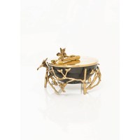 Quemador de incienso de mesa con fragancia para el hogar de lujo, soporte y soporte para quemador con forma de árbol, suministro hecho a mano de diseñador de Color dorado