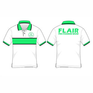 Gran oferta de algodón 100% para hombre, camiseta Polo personalizada de buena calidad, Color sólido, estilo informal, patrón, 180g, tela, peso frontal - Product Image 3