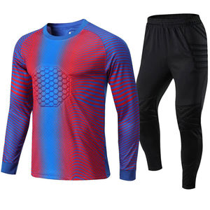 France Football Jersey Ensemble Complet Réversible Respirant Football Gardien Uniforme Manches Longues Imprimé Formation Football Uniforme - Product Image 4