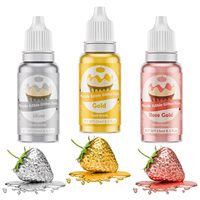 Poudre de paillettes comestibles métalliques de qualité alimentaire, pigment inorganique non toxique pour gâteaux, fraises, macarons et desserts