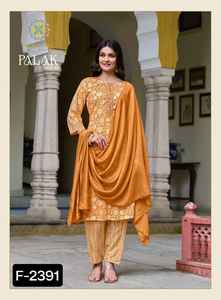 Vestidos de fiesta Ropa de mujer Vestidos Ocasiones especiales Ropa informal Estampado de cápsula Kurti con estampado de lámina Kurtis con conjunto Dupatta - Product Image 5