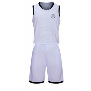 Vente en gros d'uniformes de basket-ball réversibles de haute qualité Logo personnalisé Nouveau design Plus Size Respirant 100% Polyester Abordable - Product Image 2