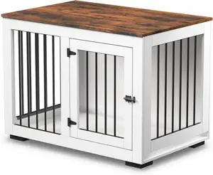 Hot Selling Modern Sustainable Luxury Dog Kennel Small Pet Crate Solid Wood Indoor Dog Bed House Outdoor Animal Cages for Cats