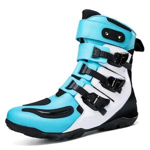 Bottes de moto antidérapantes imperméables équipement de protection de motard résistant à l'usure botte de motocross pour l'équitation d'hiver - Product Image 2