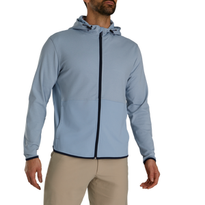 Haute qualité hommes sport décontracté fermeture éclair complète long pull avec poches Jogging piste gymnastique entraînement à capuche DDP expédition - Product Image 1