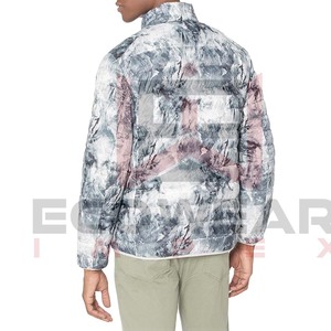 Chaqueta acolchada de algodón con logotipo personalizado Chaqueta acolchada de poliéster de invierno de diseñador para hombre Chaquetas de alta calidad Último diseño - Product Image 2