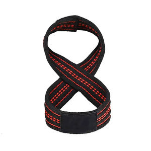 2024 Vente en gros OEM Logo personnalisé Sangles de levage de gymnastique Figure 8 Meilleur vendeur Gym Fitness Workout Heavy Duty Figure Huit sangles - Product Image 3
