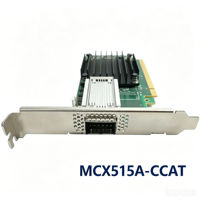 Adaptateur réseau Ethernet Mellanox Connect X-5 EN MCX515A-CCAT 100GbE QSFP28 PCIe 3.0 x16 RDMA RoCE NVMe-oF Smart NIC