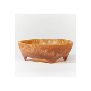 Bol de service en résine de qualité supérieure pour dîners avec bol de service en résine de conception de forme ronde multicolore à faible coût - Product Image 2