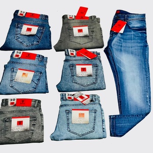 Pantalones vaqueros de algodón al por mayor pantalones elásticos fuertes pantalones Vintage para hombre Pantalones vaqueros desgastados a precio de venta al por mayor - Product Image 6