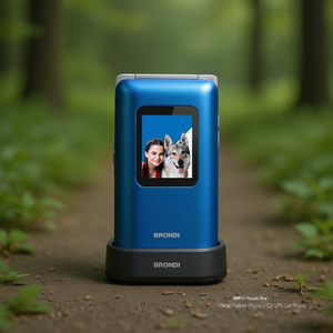 Teléfono Celular AMICO Precious Blue Metal 2G GPRS - Product Image 3