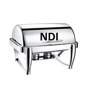 Hotel Home Restaurant Tabletop Decoration Eco Friendly Stainless Steel Shiny Polished Chafing Dish With Designer Lid - Product Image 5