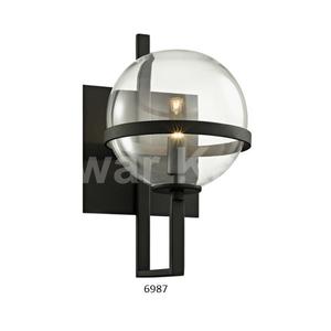 Lámpara de pared de Metal negro de Venta caliente aspecto moderno tradicional hecho a mano decorativo de lujo salón comedor lámpara de iluminación de pared de Metal - Product Image 1