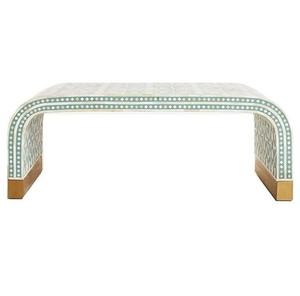 Mesa de Centro Premium con Incrustaciones de Hueso Hecha a Mano para Salas de Estar de Lujo, Diseñadores de Interiores y Proyectos de Decoración del Hogar, en Venta - Product Image 1