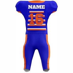 Service OEM, maillot de football américain personnalisé par sublimation, court, respirant, antibactérien, protection UV, évacuation de l'humidité, vente en gros - Product Image 6