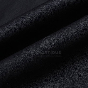 <b>Top</b> Selling Men's <b>Leather</b> Winter Jacket Stand Collar Front Logo Customizable Design Eco-Friendly Lightweight Breathable <b>High</b> - Product Image 5