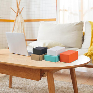Cajas de envío pequeñas Cajas de cartón corrugado Kraft Embalaje de correo Cajas corrugadas pequeñas blancas Almacenamiento de envío Comercio electrónico - Product Image 6
