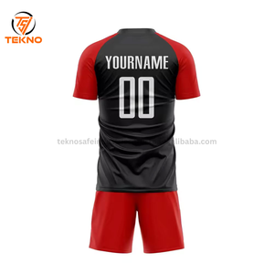 Meilleures ventes 2025-26 Uniforme de football Broderie imprimée personnalisée Nom et numéro de l'équipe Uniforme de football personnalisé OEM ODM entretenu - Product Image 4