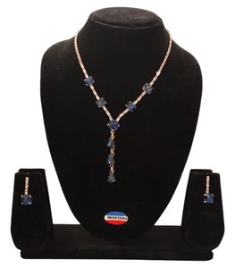 ชุดเครื่องประดับคลาสสิกมีสไตล์ AD705สำหรับงานแต่งงานงานเลี้ยงแบบดั้งเดิม-ต่างหูสร้อยคอ-สำหรับของขวัญวันครบรอบแฟชั่น - Product Image 1