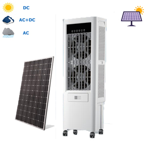 Refroidisseur d'air portable à <span class=keywords><strong>tour</strong></span> solaire à 3 vitesses, 220-240V, 280W, 50L, humidification, fonctionnement silencieux pour petit bureau/<span class=keywords><strong>café</strong></span>/utilisation résidentielle - Product Image 1