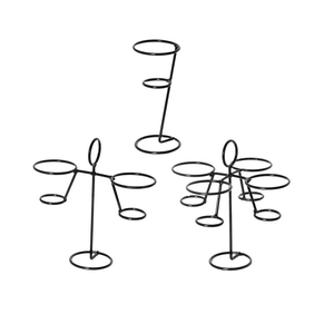 Support de support de cône de crème glacée en métal de 5 tasses/support de cône en métal pour la vente décorative d'articles de fête de mariage royal - Product Image 1