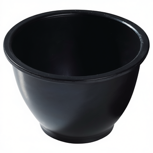 Copa Cónica de Goma Negra para Yeso, 90 mm de Altura, 125 mm de Diámetro Superior y 60 mm de Diámetro Inferior - Product Image 2