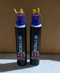 Mini trueno efecto humo Holi polvo cañón colorido Navidad fiesta escolar Popper papel de aluminio para regalos de boda de género - Product Image 2