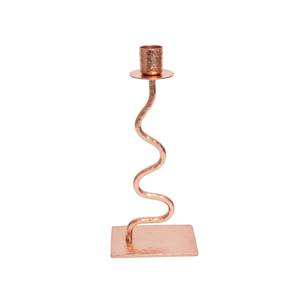 Porte-bougie en fer de grande qualité, finition cuivre élégante, décoration de table moderne, lot de 2, décoration d'accent pour la maison et la salle à manger - Product Image 6