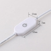 Commutateurs électriques pour la maison Oem/connecteur ouvert à Usb Cob Led bande lumière interrupteurs à bouton-poussoir avec gradateur de lumière