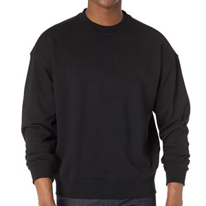 Sudadera con Capucha de Color Negro, Talla Grande, Diseño Personalizado, 300 Gramos, Poliéster/Algodón, Impresión Digital de Invierno - Product Image 1