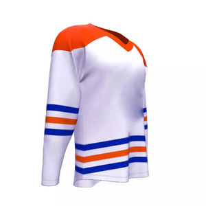 Nouveau style OEM personnalisé, maillots de hockey sur glace professionnels pour joueurs, 100% polyester, maille, pour hommes, nom d'équipe personnalisé, respirant, séchage rapide - Product Image 3