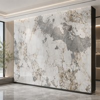 Panneau mural UV en marbre moderne WYRAX pour la décoration intérieure de bureaux de luxe, revêtement mural décoratif en PVC imperméable