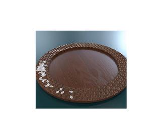 Plato de Madera Árabe Craft Valley para Servir Chocolate con Tema Floral, Diseño Moderno y Duradero, Opciones de Forma Personalizables - Product Image 3