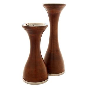 Royal Design Wooden Natural Acacia Wood Color <b>Candlestick</b> <b>Holder</b> Handmade Wooden Polished Candle Stand or Candle <b>Holder</b> - Product Image 4