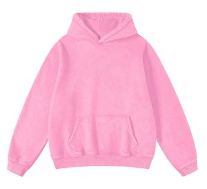 Sweat à capuche unisexe rose pour l'hiver |   Pull-over en polaire pour homme, chaud, coupe-vent, personnalisable, avec poche, vente en gros, merchandising, vente au détail, dropshipping - Product Image 1