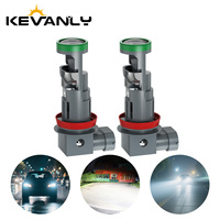 Ampoule de phare de voiture LED en aluminium 12V 52W 3570 Chip IP67 6000K Blanc 9006 H4 H7 H11 Plug & Play Éclairage extérieur automobile